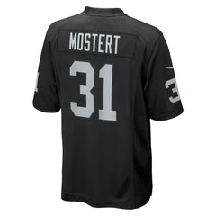 Las Vegas Raiders Nike Raheem Mostert Team Game Jersey