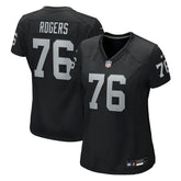 Caleb Rogers Las Vegas Raiders Women's Team Game Jersey - Black