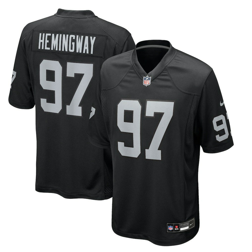 Las Vegas Raiders Nike Tonka Hemingway Team Game Jersey