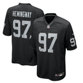 Tonka Hemingway Las Vegas Raiders Team Game Jersey - Black