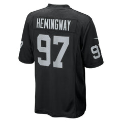 Las Vegas Raiders Nike Tonka Hemingway Team Game Jersey