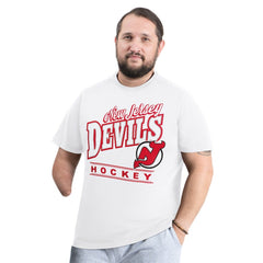 New Jersey Devils G-III Sports by Carl Banks Adaptive Headliner T-Shirt On Sale
