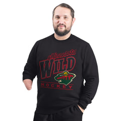 Minnesota Wild G-III Sports by Carl Banks Adaptive Headliner Fleece Sweatshirt Discount
