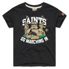 New Orleans Saints Homage Youth Star Wars x NFL Tri-Blend T-Shirt