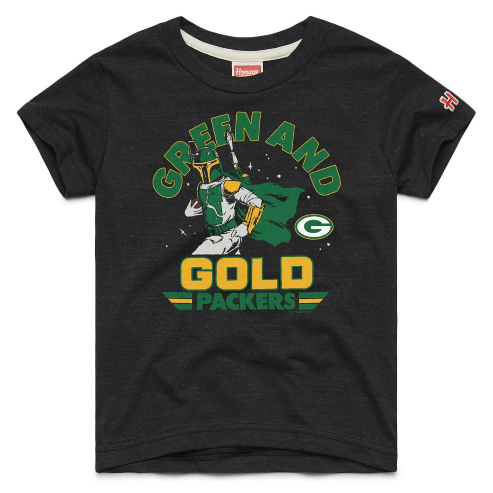 Green Bay Packers Homage Youth Star Wars x NFL Tri-Blend T-Shirt