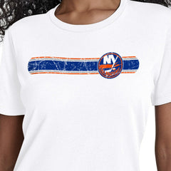 New York Islanders Starter Women's Team Stripe T-Shirt Online