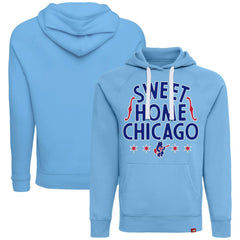 Chicago Cubs Sportiqe Unisex Sweet Home Chicago Olsen Tri-Blend Fleece Hoodie | MLB New