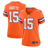Denver Broncos Nike Nik Bonitto Women's Alternate 2 Mile High Collection 1977 Throwback Game Jersey