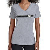 Brooklyn Nets Starter Women's Team Stripe V-Neck T-Shirt On Sale