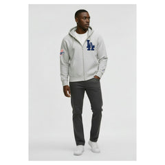 Los Angeles Dodgers Champion Reverse Weave Chenille Full-Zip Hoodie | MLB Outlet