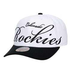 Colorado Rockies Mitchell & Ness Unisex XL Script Pro Crown Snapback Hat | MLB New