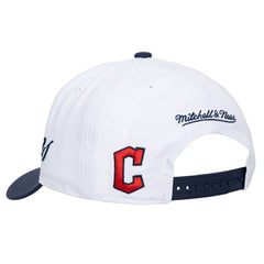 Cleveland Guardians Mitchell & Ness Unisex XL Script Pro Crown Snapback Hat | MLB Sale
