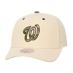 Washington Nationals Mitchell & Ness Unisex Camo Logo Pro Crown Snapback Hat | MLB For sale