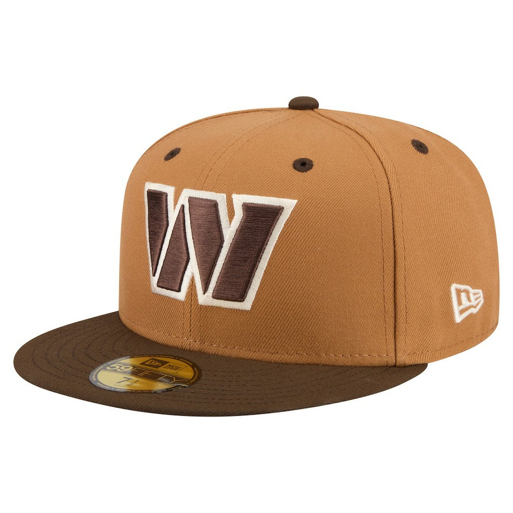 Washington Commanders New Era Two-Tone Walnut 59FIFTY Fitted Hat