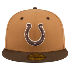 Indianapolis Colts New Era Two-Tone Walnut 59FIFTY Fitted Hat