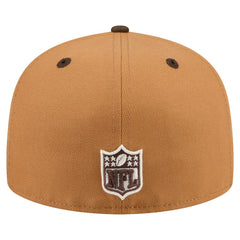 Philadelphia Eagles New Era Two-Tone Walnut 59FIFTY Fitted Hat