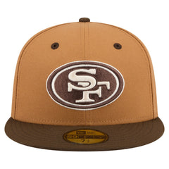 San Francisco 49ers New Era Two-Tone Walnut 59FIFTY Fitted Hat
