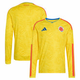 Colombia National Team FIFA x World Cup 2026 Home Replica Long Sleeve Jersey Yellow - Adidas