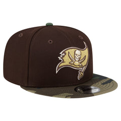 Tampa Bay Buccaneers Adult Burnt Wood Camo 9FIFTY Snapback Hat