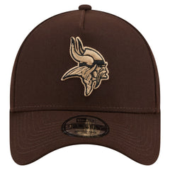 Minnesota Vikings New Era Burnt Wood A-Frame 9FORTY Adjustable Hat