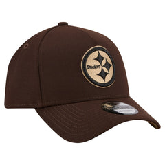 Pittsburgh Steelers New Era Burnt Wood A-Frame 9FORTY Adjustable Hat