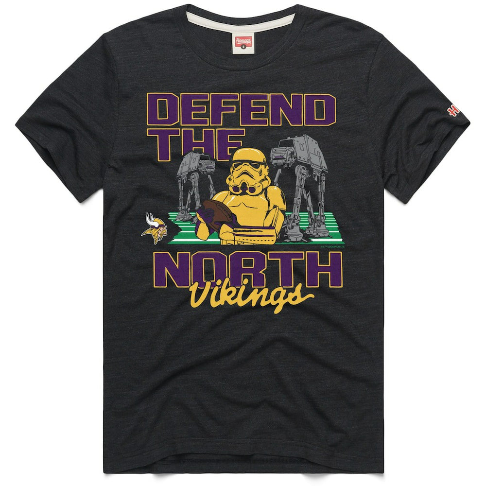 Minnesota Vikings Homage Unisex Star Wars x NFL Tri-Blend T-Shirt