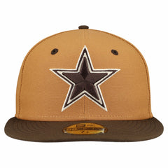 Dallas Cowboys New Era Two-Tone Walnut 59FIFTY Fitted Hat