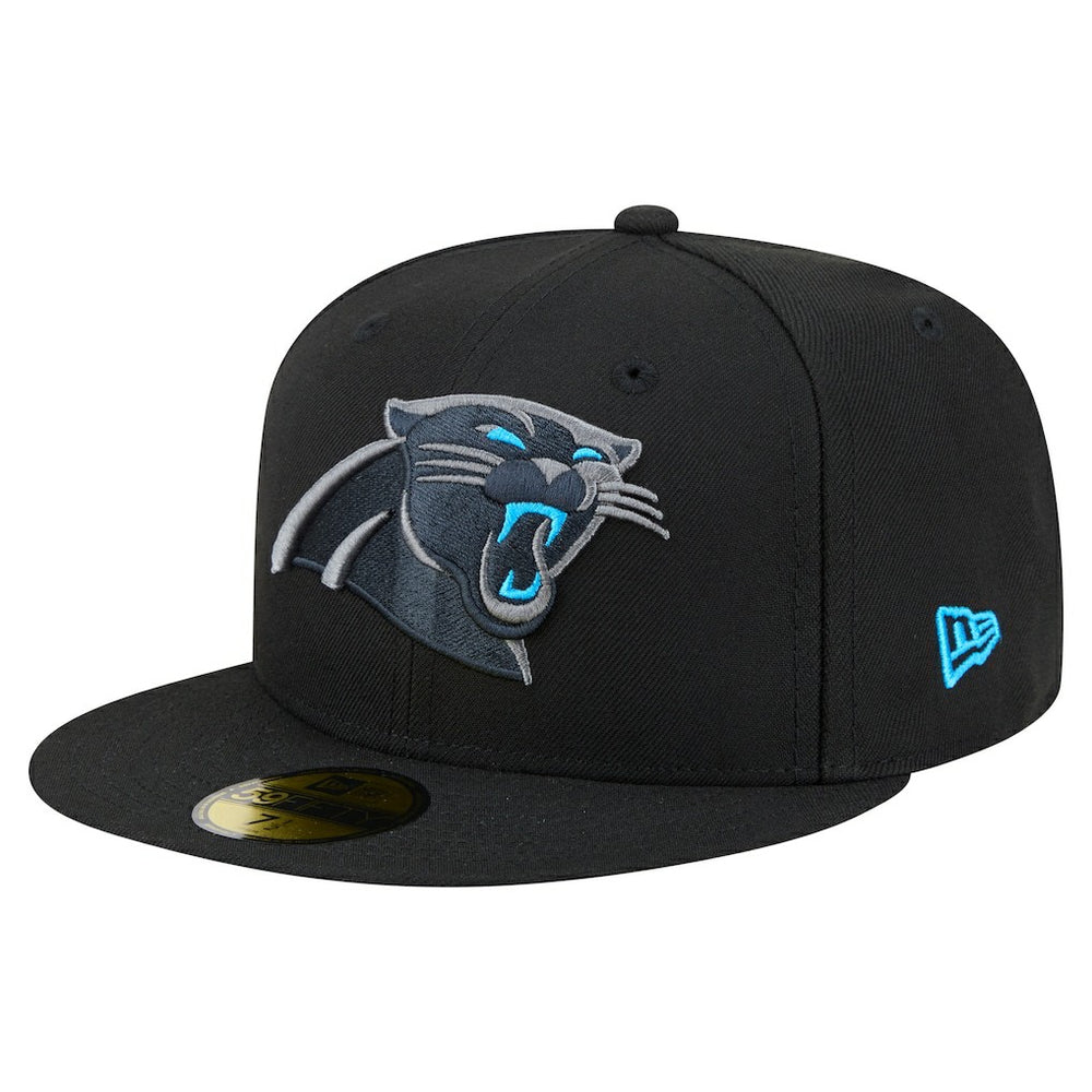 Carolina Panthers New Era Color Pop 59FIFTY Fitted Hat