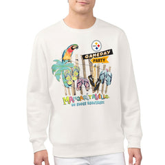 Pittsburgh Steelers Margaritaville Gameday Party Fleece Sweatshirt