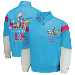 New England Patriots Super Bowl LX Starter The Gust Full-Zip Hooded Jacket