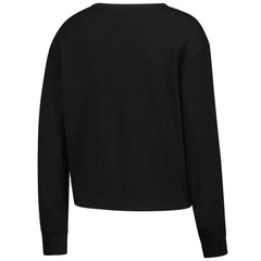 Indianapolis Colts New Era Women's Sport Night Thermal Long Sleeve Cropped T-Shirt