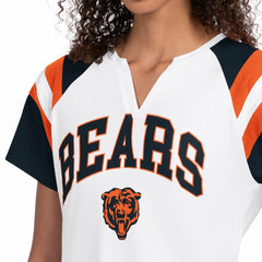 Chicago Bears Starter Women's Game On Raglan Notch Neck T-Shirt