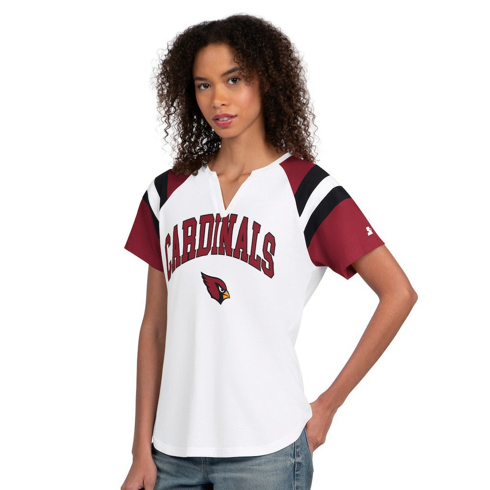 Arizona Cardinals Starter Women's Game On Notch Neck T-Shirt