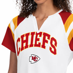Kansas City Chiefs Starter Women's Game On Notch Neck T-Shirt