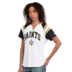 New Orleans Saints Starter Women's Game On Notch Neck T-Shirt