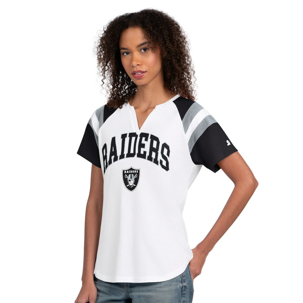 Las Vegas Raiders Starter Women's Game On Notch Neck T-Shirt