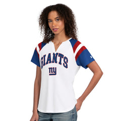 New York Giants Starter Women's Game On Notch Neck T-Shirt