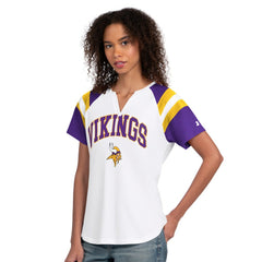 Minnesota Vikings Starter Women's Game On Notch Neck T-Shirt
