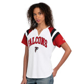 Atlanta Falcons Starter Women's Game On Notch Neck T-Shirt