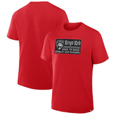 Florida Panthers Back-To-Back Stanley Cup Champions Reign Red T-Shirt Outlet