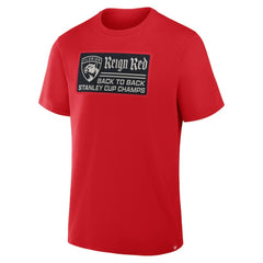 Florida Panthers Back-To-Back Stanley Cup Champions Reign Red T-Shirt Outlet