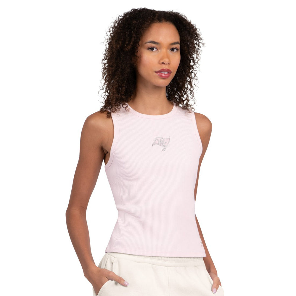 Tampa Bay Buccaneers Starter Women's Travel Pastels Cropped Tank