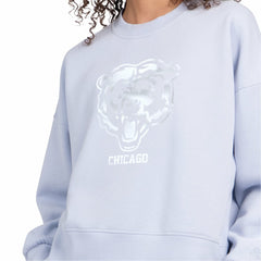 Chicago Bears Starter Women's Travel Pastels Boxy Fleece Sweatshirt
