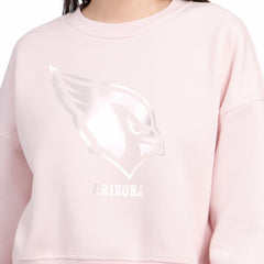 Arizona Cardinals Starter Women's Travel Pastels Boxy Fleece Sweatshirt