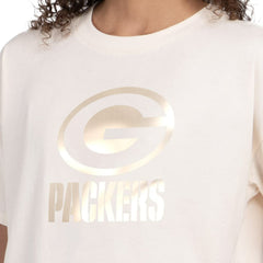 Green Bay Packers Starter Women's Pastel Travel Boxy Cropped T-Shirt