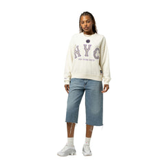 New York Mets Mitchell & Ness Women's Premium Oversized Crewneck Sweatshirt | MLB US