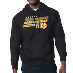 Boston Bruins Starter Logo Push Fleece Hoodie Online