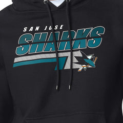 San Jose Sharks Starter Logo Push Fleece Hoodie Online
