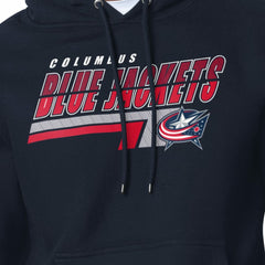 Columbus Blue Jackets Starter Logo Push Fleece Hoodie For Sale