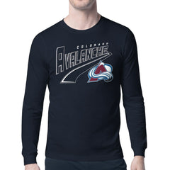 Colorado Avalanche Starter Modern Tailsweep Long Sleeve T-Shirt Outlet